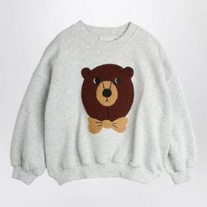 MINI RODINI Bear chenille sweatshirt 2572010894BCO/XL_MIRO-94