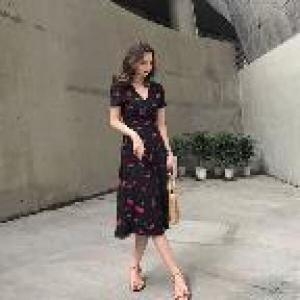 에이치플러스몰 여름 휴양지 랩원피스 비치 데이트룩 반팔 WBCBDE7