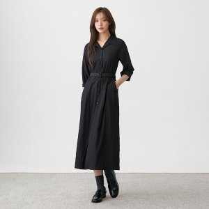 플라스틱아일랜드 라글란변형 7부소매 원피스 PR3WO861250547