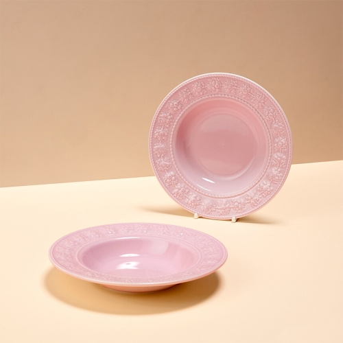 웨지우드 페스티비티 스프접시 23cm 핑크