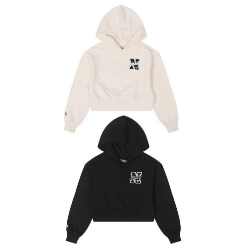 NBA 키즈 NYK 여아 크롭 오버핏 후드티셔츠 K253TH650P