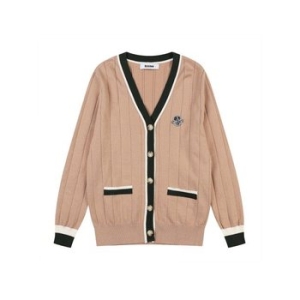 에꼴드파리 드라로얄 배색포인트 니트가디건_RB2YKRC032Z