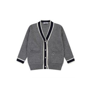 에꼴드파리 드라로얄 배색라인 루즈핏 니트가디건_RB2YKRB073Z