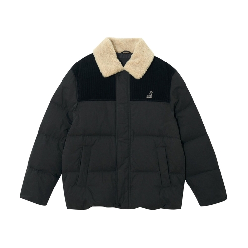 캉골 시어링 칼라 다운 자켓 8176 블랙_KRFCJP81760