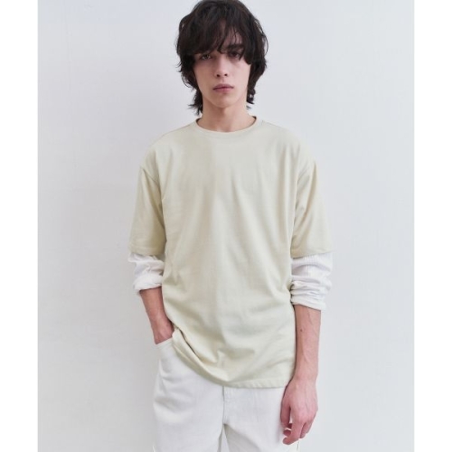 인사일런스 INSILENCE ltlt셀럽픽gtgt 수피마 코튼 프리미엄 티셔츠 LIGHT BUTTER IM2C2TO01BU 93262