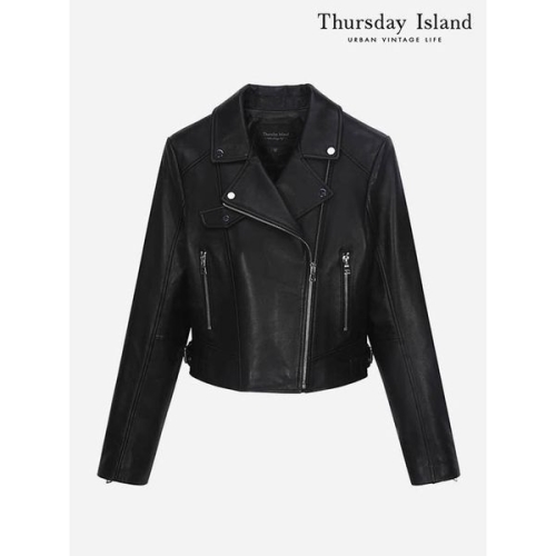 써스데이아일랜드 Thursday Island 라이더 가죽 자켓 T238MLT244W