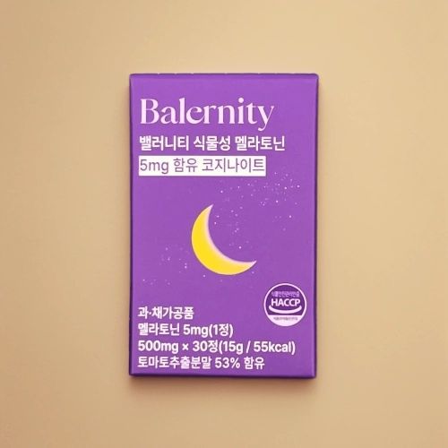 밸러니티 식물성 멜라토닌 30정