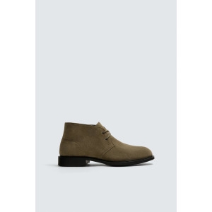 자라 레더 부츠 토프 그레이 455035345