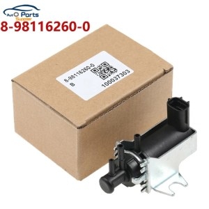 터보  밸브 용 솔레노이드 8-98116260-0 이스즈 진공 8981162600 밸브 25819-33010 엔진 솔레노이드 K4J