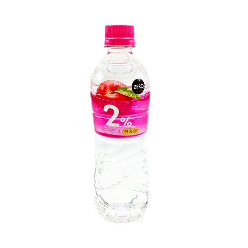 롯데칠성음료 2% 부족할때 복숭아 제로 500ml
