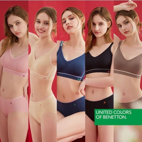 베네통 모달 퓨징 브라팬티세트