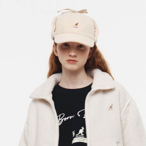 캉골 남여공용 플리스 이어머프 캡 4603 아이보리