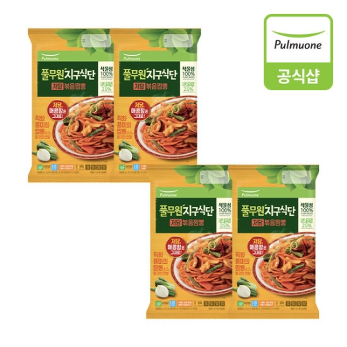풀무원  지구식단 저당 볶음짬뽕 400g