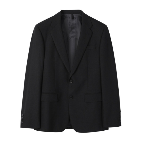 커스텀멜로우 블랙 너비 텍스처 수트 자켓_CWFBA24101BKX