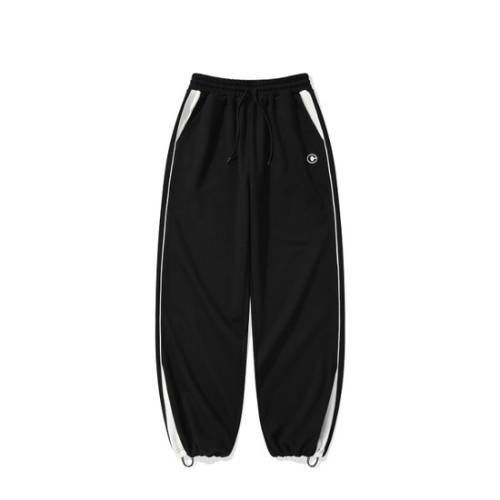 코드그라피 로고 배색 테크 트레이닝 팬츠 BB CBDWUTP010 BK CR