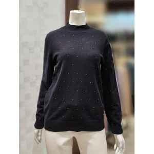 벨라디터치 V3F4KT21 큐빅 반목 니트티