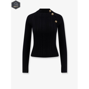 비스코스 키아라보니 키아라 보니 IJOK 페퍼 리브드 스웨터 B0651798067