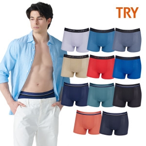 TRY 홈쇼핑이월 빅사이즈포함 남성 에어로쿨 드로즈 10+1매 450888