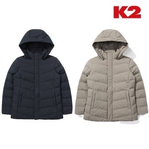 K2 KWU23586 여성 베일리 BAILEY W 힙 덮는 중기장 초겨울용 수지 경량 구스 자켓