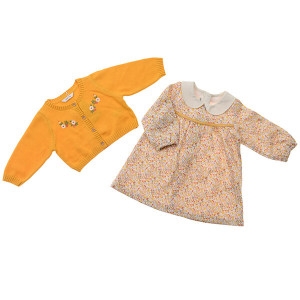 아가방 델리플라워원피스 가디건 01S724056