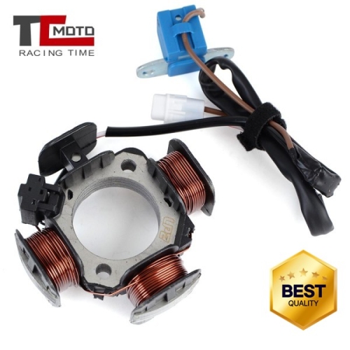 스즈키  100% 호환 오토바이 마그네토 발전기 고정자 코일 LTZ50 Quadsport 2x4 2006-2010/2017-2018..