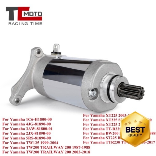 야마하  100% 호환 전기 스타터 모터 BW200 빅 휠 ST225 브롱코 TTR230 2JX-81890-00