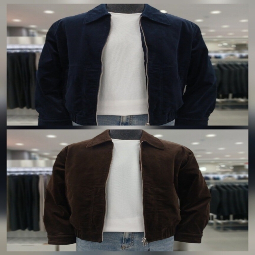 ANDZ 캐쥬얼 코듀로이 블루종숏점퍼2종HZF4JP1101_GN