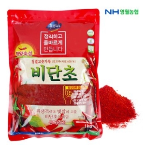 영월농협 2025 동강마루 햇 청결 고춧가루 비단초 1kg