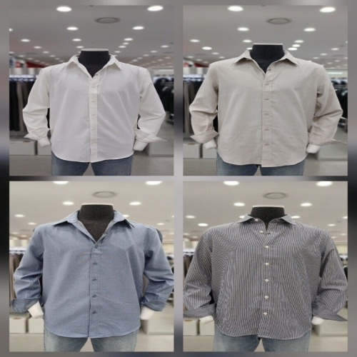 ANDZ 오버핏 기모원단 캐쥬얼셔츠 4종HZF4WC1103_GN