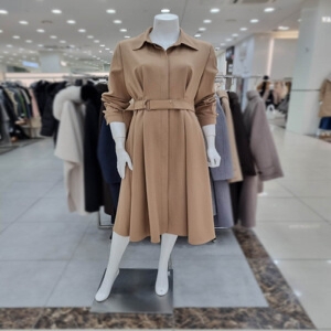 더아이잗 여성 턱 디테일 셔츠 원피스 IPBA0OP111