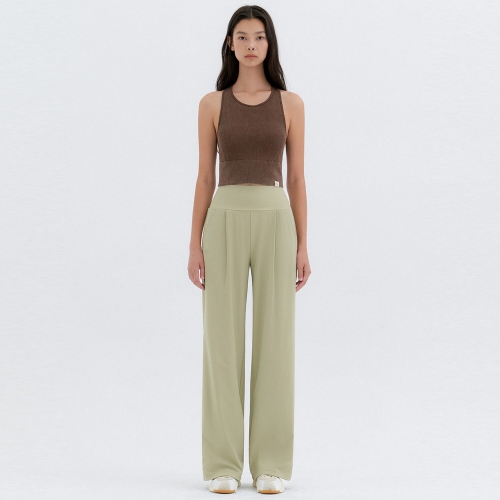 프런투라인  프론투라인 스포츠 프리무브 롱 핀턱 와이드 팬츠_FEWFPT132_BLK