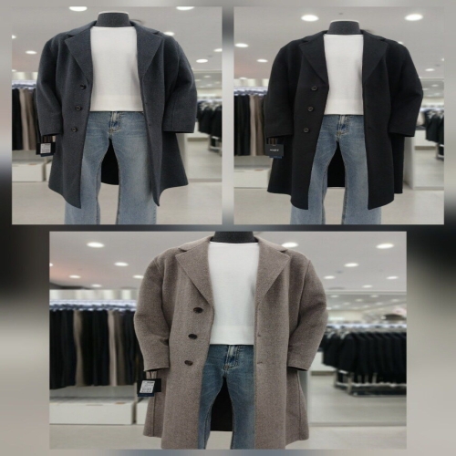 ANDZ 오버핏캐시미어 핸드메이드코트3종HZF4CG1201_GN