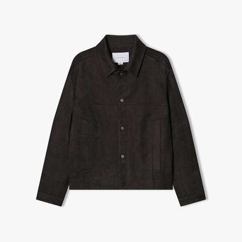 리버클래시 남성 남성 오픈카라 스웨이드 오버핏 자켓 LLF22672