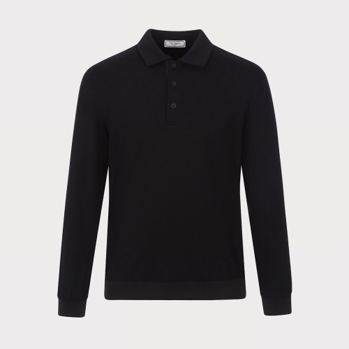 인디안 중년 남성 Y에리 솔리드 카라 티셔츠 MUOAL3F8211GL