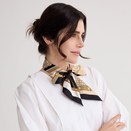 닥스 실크 스키니 스카프_FKI001I