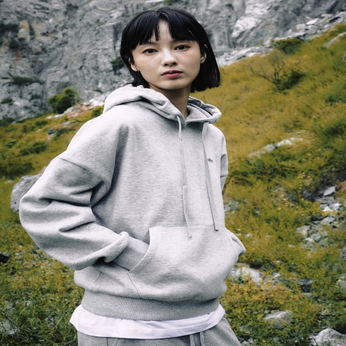 알래스카 여성_플리스 와펜 후디 PAE4TH2830