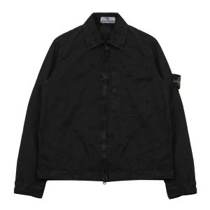 스톤아일랜드 콤파스 로고 패치 코튼 셔츠 자켓 K1S151200032-S00WN-V0129 130853374