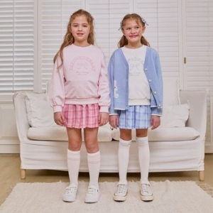 로엠걸즈 에리포인트 체크스커트 세트 (RGSM2515P)