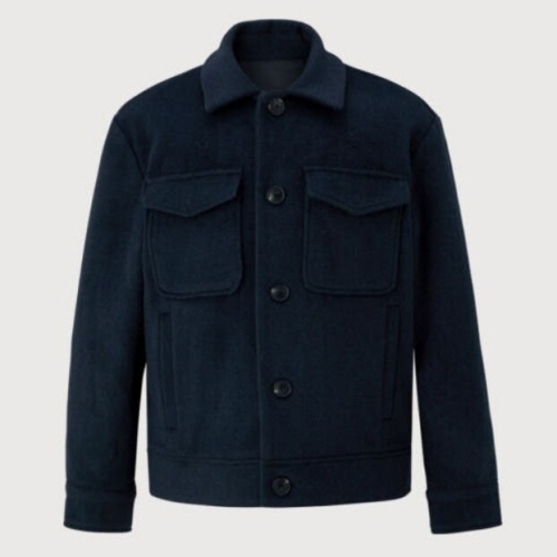 인디안 웰메이드 남성 트렌디한 셔켓 평에리모직점퍼 MUOCL3F8331