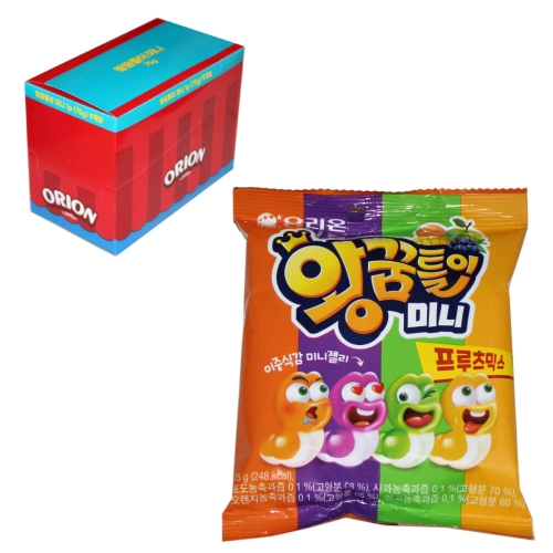오리온  왕꿈틀이 미니 75g