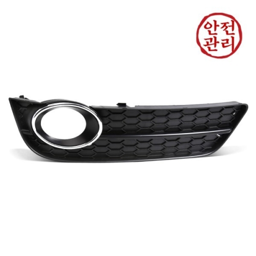 아우디  자동차 앞 범퍼 안개등 램프 그릴 A5 2008 커버 블랙 8T0807681
