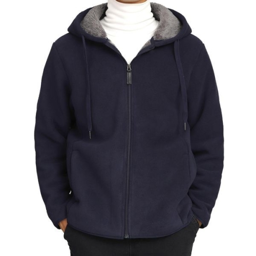 아재나라  YLJD4004 겨울 남성 보아털안감 후리스 후두 집업 자켓 점퍼