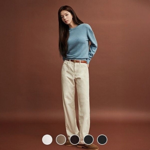 지오다노 여성 스트레이트 코듀로이 팬츠 05415912