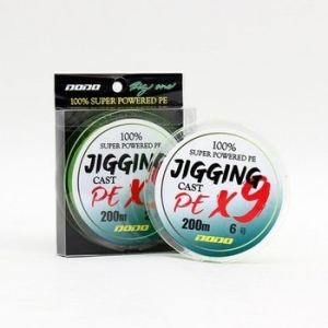 도도  지깅 캐스트 9합사 형광그린 200m 6호 낚시줄 WFK1JY5
