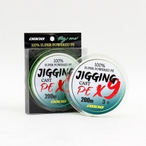 도도  지깅 캐스트 9합사 형광그린 200m 3호 낚시줄 WFK1JY2
