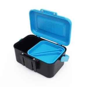 싸파  DK 생미끼 케이스 블루 미끼통 지렁이통 밑밥통 낚시 WFK1KYF