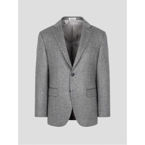 로가디스 울 캐시미어 솔리드 재킷 그레이_RX5911N613