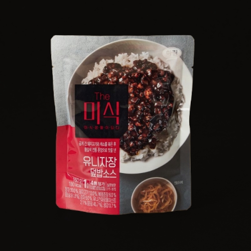 하림  더미식 유니짜장 덮밥소스 150g