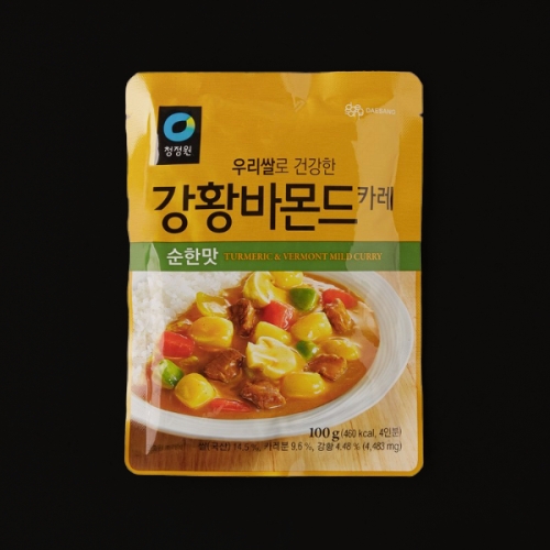 대상 청정원 우리쌀 강황바몬드 순한맛 100g