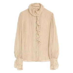 발렌티노 가라바니 러플 디테일 스트라이프 셔츠 BAB7Y69SU TP443062